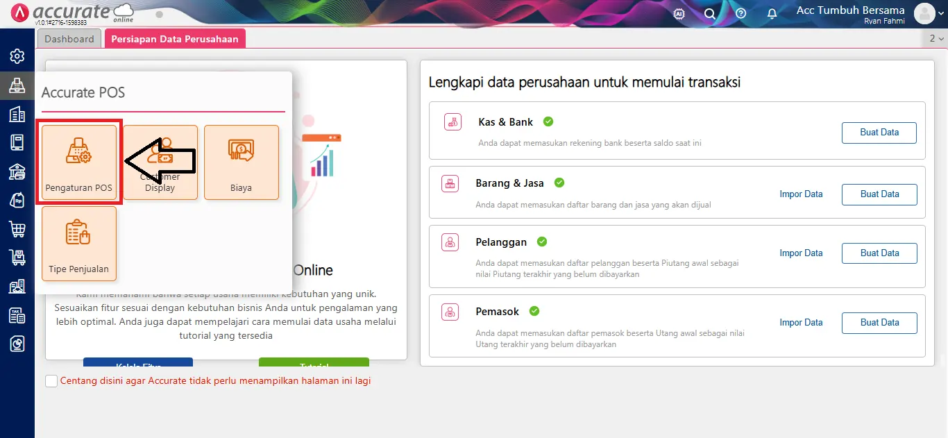 11 Pengaturan Tipe Penjualan di Accurate POS